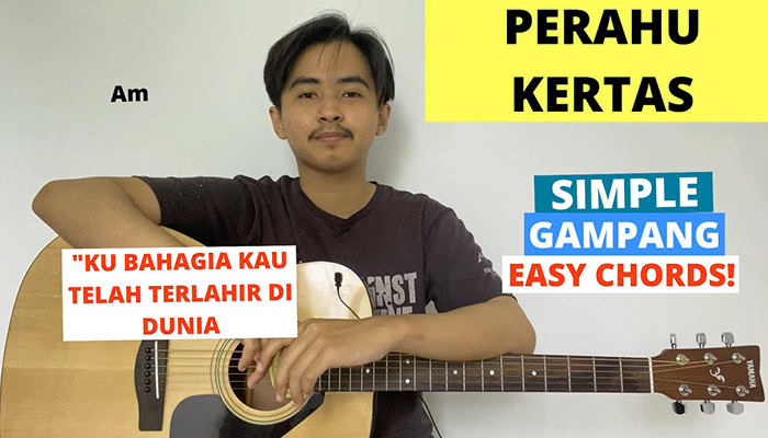 Chord dan Lirik Lagu Perahu Kertas  Maudy Ayunda