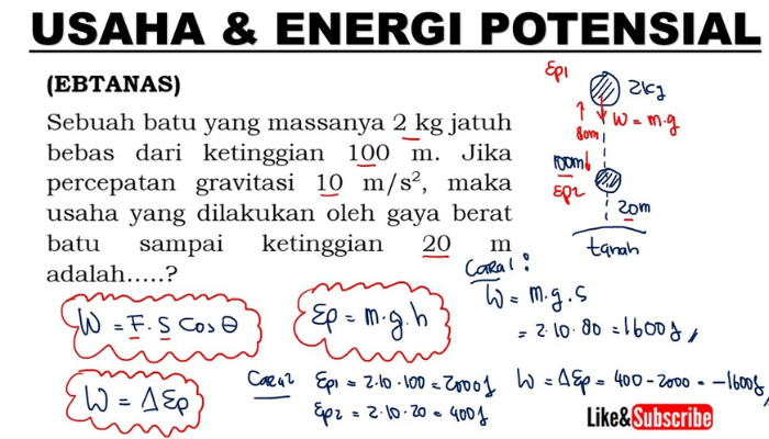 Pembahasan Lengkap tentang Rumus Energi Potensial