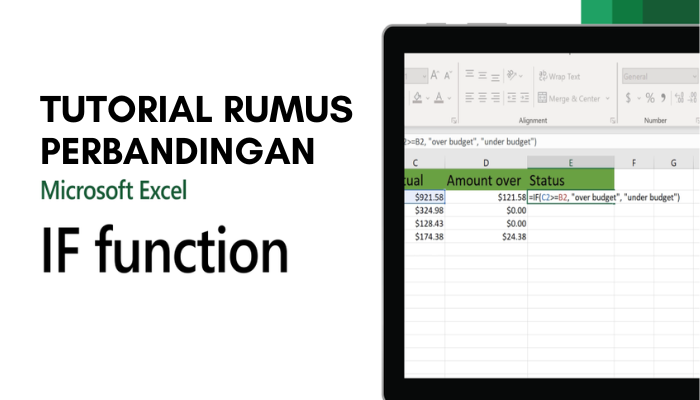 Rumus Perbandingan Dalam Microsoft Excel